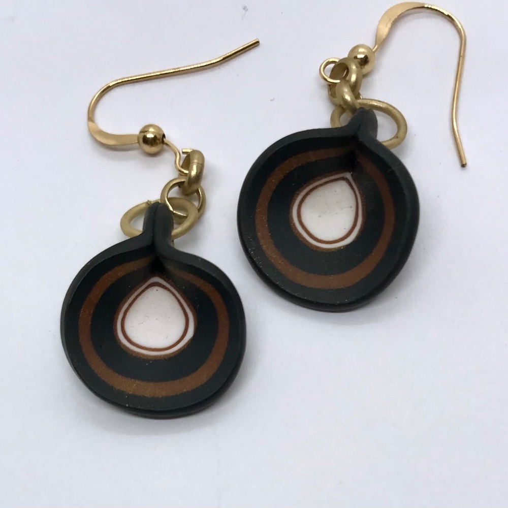 Hand formed Polymer Clay Earrings
